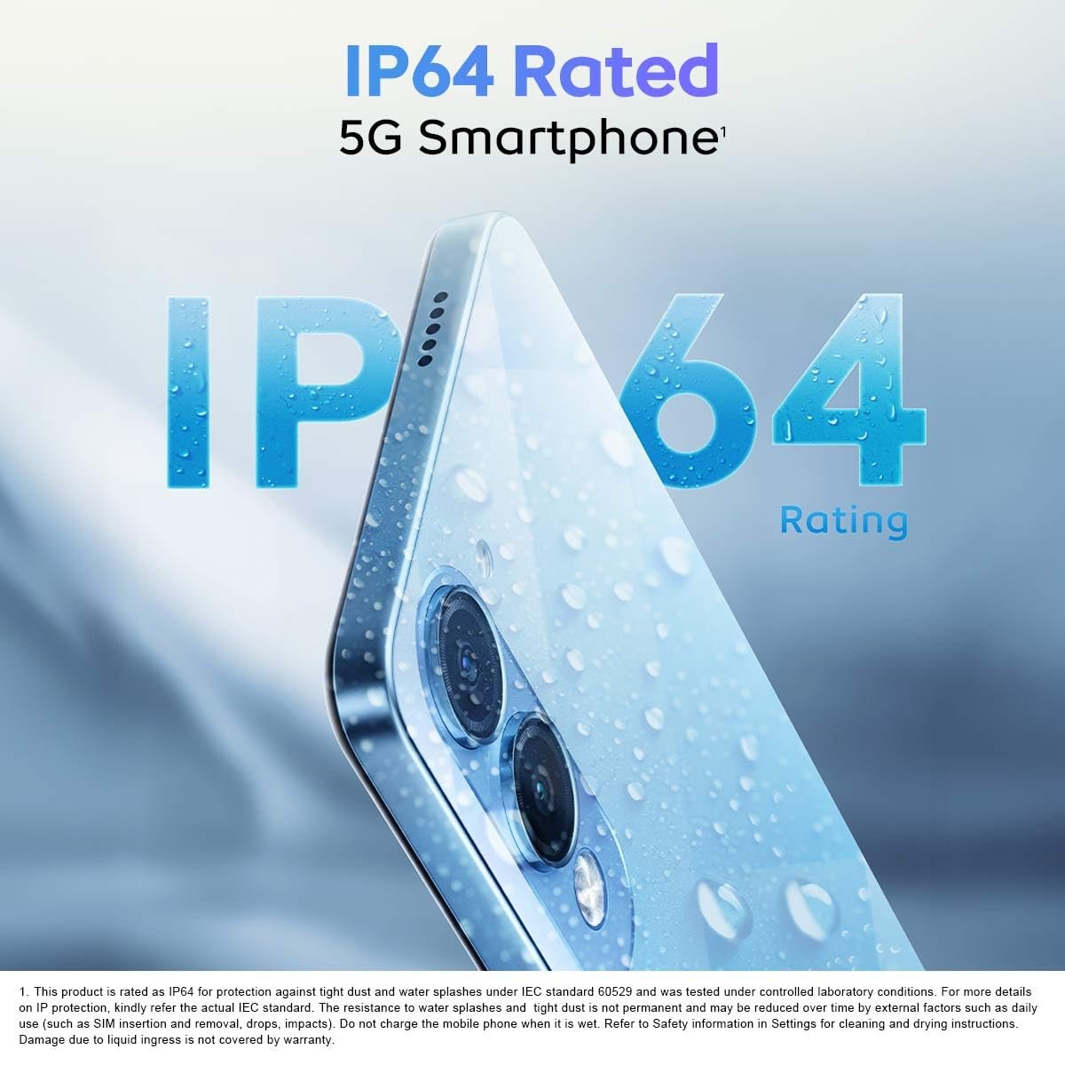 iQOO Z10 Lite 5G (Cyber Green, 6GB RAM, 128GB Storage) | 6000 mAh Battery | Dimensity 6300 5G Processor with 433K* AnTuTu Score | IP64 Rated & Military Grade Shock-Resistance* - View 3